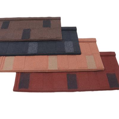 China China Factory Modern Hot Sale Roman Stone Covered Metal Roof HLEE Stone Coated Steel Roof Tile in Kenya for sale