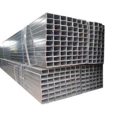 China Construction Hot Rolled Square Rectangular Steel Pipes ERW Galvanized Rectangular Steel Pipe Iron Tube for sale