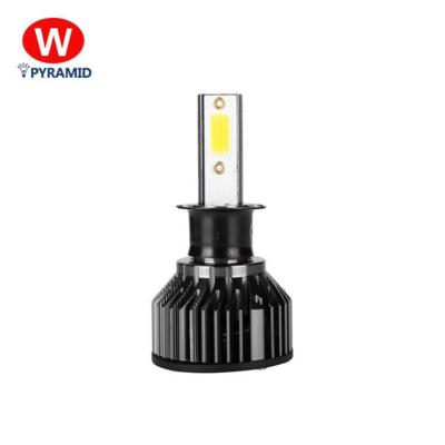 China Aluminum+Pc Auto Led Lamp 6500K H3 Led IP65 Led Headlight 2400lm for sale