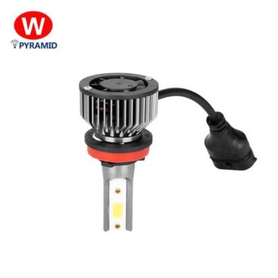 China Aluminum+Pc good quality csp chip super bright 6500k 360 degree 4 side car led headlight for sale