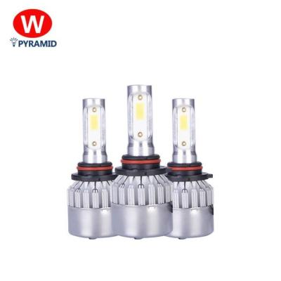 China Aluminum+Pc Factory Direct Sale Size 1500LM 6500K Light White Color Led Car 9006 Car Led Headlights for sale