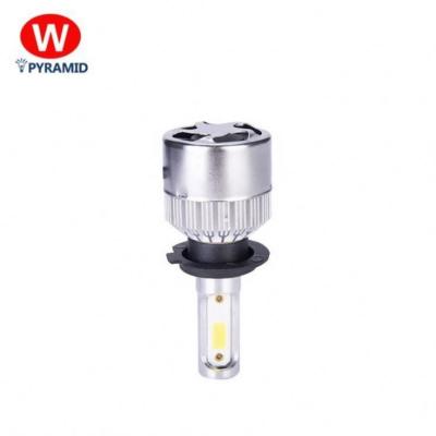 China Aluminum+Pc PYRAMID s2 led car bulb car universal led headlight 18/24W 1500lumen led bulb for vehicles for sale