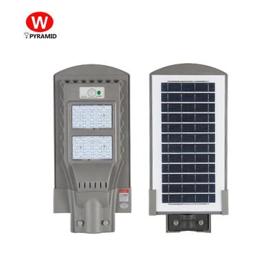 China Hot Sale Solar Garden Road Light All In One Integrated Solar LED Street Light 30w 60w 90w for sale