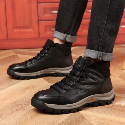 China CUSHIONING high quality genuine leather shoes men outdoor casual shoes waterproof outdoor mens trekking sneakers men hiking shoes for sale