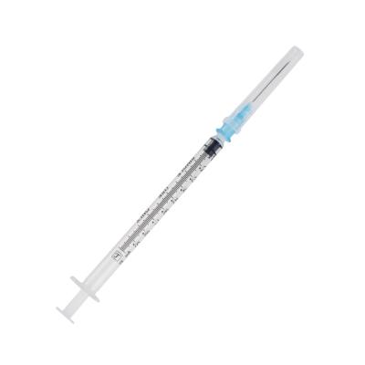 China Factory Wholesale Disposable Syringe 1ml Single-use Syringe Cosmetic Syringe Packaging With Needles for sale