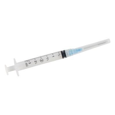 China Medical Grade 3ml Luer Lock Syringe Hypodermic Syringe 3ml Single-use Syringe For Vaccines for sale