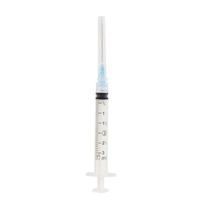 China Single-use factory supply 3ml veterinary syringe disposable syringe prices automatic syringe with luer lock for sale