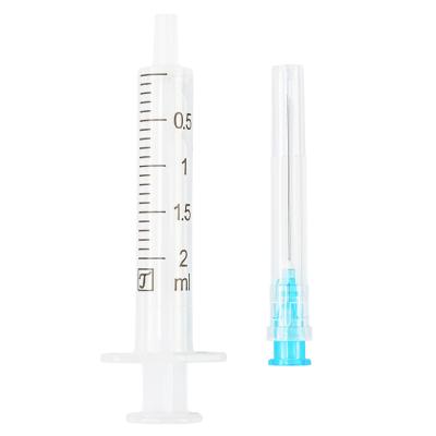 China Single Use Disposable Plastic Luer Lock Syringe With Needle Vaccine Syringe CE Approved for sale