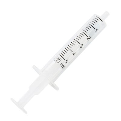 China Safety 1ml 5ml 10ml 20ml PE Medical Disposable Plastic Syringe Medical Bag Single-use Two-part Syringe for sale