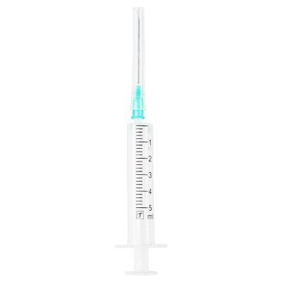 China 2ml 3ml 5ml 10ml 20ml Single Use Plastic Medical Vaccine Syringe Safety Disposable Sterile Syringe With Needle for sale