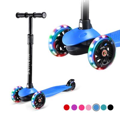 China Child Folding Child Scooter 3 Wheel Kick Scooters With Light Kids Outdoor Toys Toddler Scooter For Sale for sale