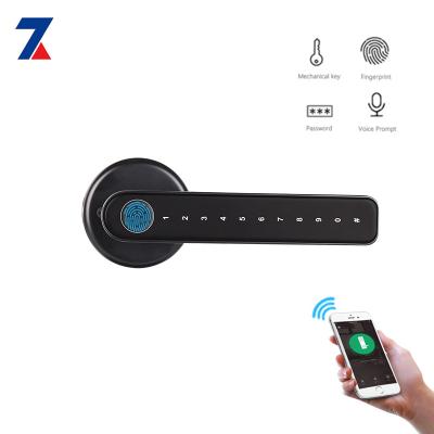 China Applicable Type Digital Electronic Key App Password Home Security Touch wifi fingerprint smart door door lock for sale