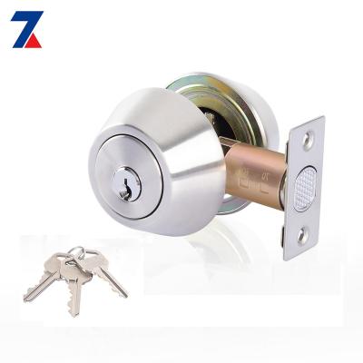 China Apartment Factory Price Smart Round Atresia Key Double Sided Smart Key Door Cylinder Lock for sale