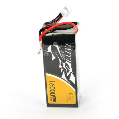 China Toys Supplier Supply Drone Battery Tattu Tattoo 6s 16000mah Lipo Battery 22.2v 25C For DJI S1000 for sale