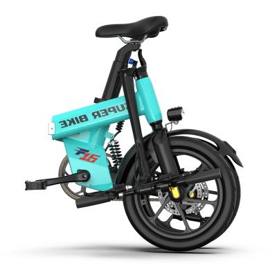 China Super Angelol Aluminum Alloy Standard Configuration Bike Aluminum Alloy Dropship 16 Inch Folding Electric Scooter Electric Bicycle for sale