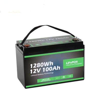 China Toys 12v 100ah lifepo4 battery for golf cart caravan rv Marine Solar Lithium Pack Lifepo 4 battery 100Ah for sale