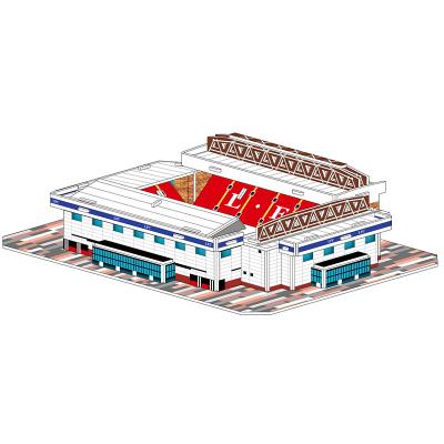 China 100% Old English Simulation 3D Puzzle 1891-U Jigsaw Models Eco-friendly DIY Soccer Field for sale