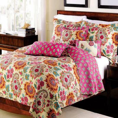 China Wholesale Durable Comforter Bedspread Cotton Print Bedding Bedspread Polyester Quilt Bed Comforter for sale