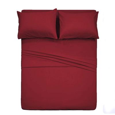 China 2019 Modern Design Nondisposable Microfiber Bedding Set Polyester Single Sheet for sale