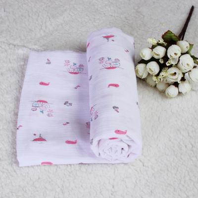 China Fusible Printed Cotton Fabric Baby Underwear Fabric Gauze Bib Fabric for sale