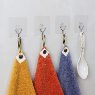 China 70x70 Adhesive Bathroom Hooks Wall Hook Hanger Sticker for sale