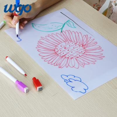 China Repositionable Sticky Dry Erase Board A3 11x17 Sticky Wall Whiteboard White Writing Board for sale