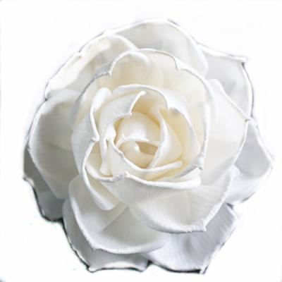 China New Design Viable Hot Sale Dia.8.0cm With High Quality Handmade Decorative Sola Wooden Flowers for sale