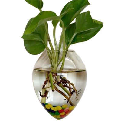 China Wholesale Europe Design New And High Quality Hand Blown Hanger Flower Wall Hanging Mouse Shaped Vase for sale