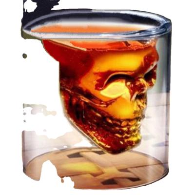 China Wholesale new skull glass mug classic/postmodern and double wall new design high quality with competitive price for sale