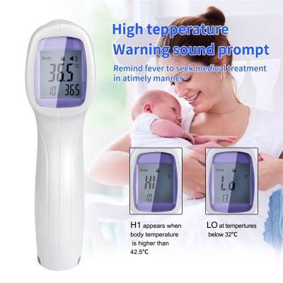 China Medizinisches Fieber Plastik-AAA-Batterie-Stirn-Baby-Thermometer zu verkaufen