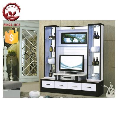 China TV Furniture Wall Living Room Display Cabinet Home Furniture In Living Room Style TV Display Cabinet With Decorative Storage TV Wall Glass Modern Drawer OEM Paint TV Stand for sale