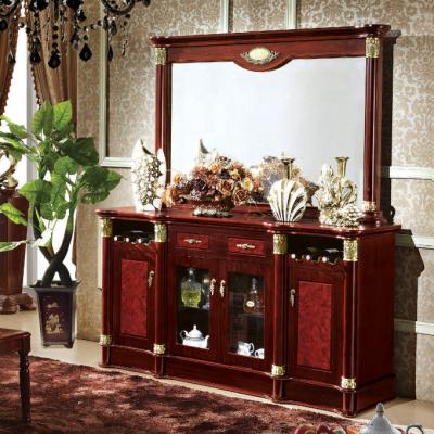 China C'est Marble Top La Vie Factory Direct Wooden Dining Room Furniture Mirror Sideboard Cabinet Sideboard With Marble Top for sale