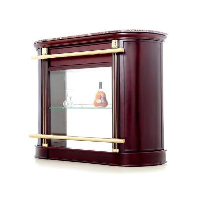 China Home Marble Top Furniture Living Room Bar Counter Unit Table Wine Display Cabinet Wine Display Cabinet Top Bar Set for sale