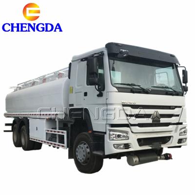 China Carbon Steel Sinotruk Oil Gasoline Second Hand Tanker Truck for sale