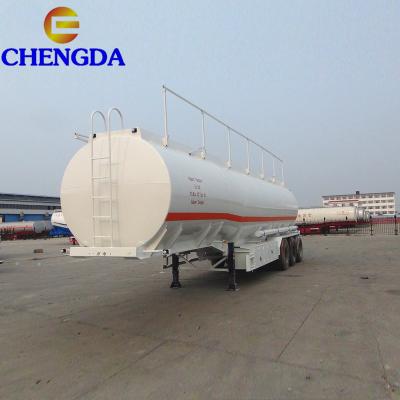 China China Capacity Tri Axles Truck Trailer Hot Sale Aluminum Fuel Oil Tanker Truck, Used Fuel Tanker Truck Trailer For Sale Kenya for sale