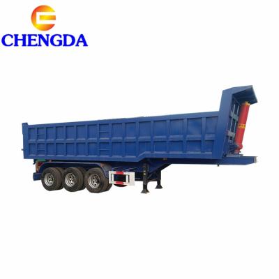 China Truck Trailer Hydraulic Tipping Trailer Trailer Hot Sales Triler Tipper for sale