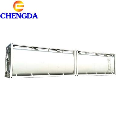 China Hot Sale 40ft Liquid ISO Tank Container 50000 Gallon Water Storage Tank for sale