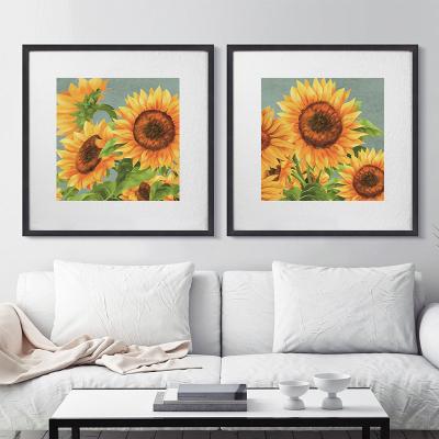 China Impressionist Still Life Wholesale Abstract Art Sunflower Decorative Paintings Flower Wall Painting Decor for sale