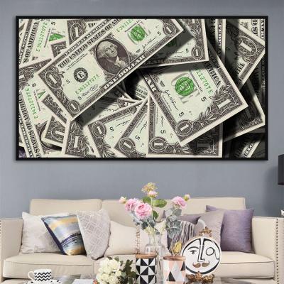 China Wholesale Modern Art One Dollar Canvas Abstract Painting For Living Room Decoration for sale