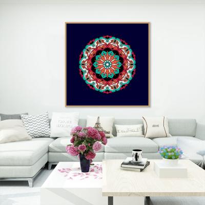 China New Hot Selling Classic/Postmodern Mandala Crystal Painting 5d Crystal Porcelain Decorative Wall Paintings Decor for sale