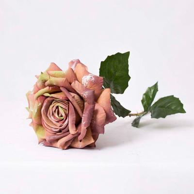 China European Artificial Soft Premium Style Home Decoration Flowers Bouquet Dusty Roses For Wedding Home Decor for sale