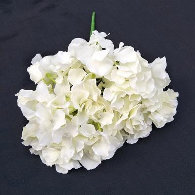 China Wedding HOT Exquisite Home Decoration Hydrangea Artificial Flower Heads Hydrangea Bouquet Decorations for sale