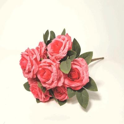 China Home Decoration Made In China Top Quality Decor Price Good Wall Wedding Decor Artificial Rose Flowers for sale