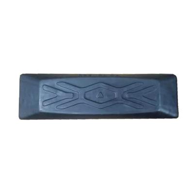 China Mini Excavator Spare Parts High Quality Excavator Natural Rubber Track Micro Excavator Rubber Pad With Spring Pads And Nuts for sale