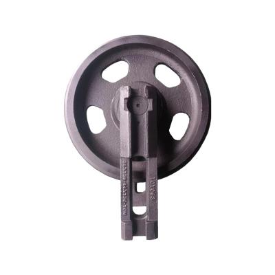 China Construction work mini excavator idler wheel for original YANMAR factory size long time service guide wheel vio15 YM17 YM20 YM27 YM30 YM35 for sale