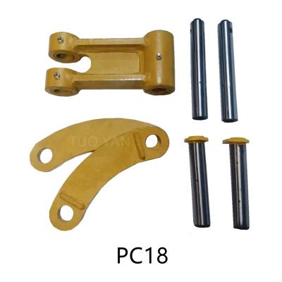 China High Quality Excavator Spare Parts Wholesale Price Bucket Pin 40CR Connecting Rod H-Axle Bucket Link Mini Excavator PC18 Connecting Rod for sale