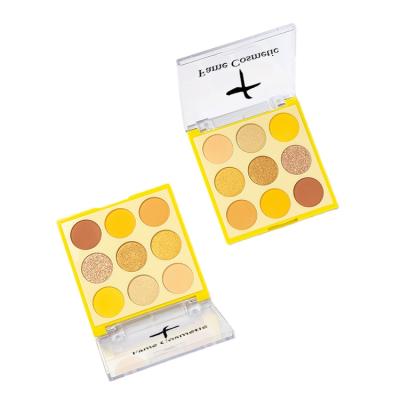 China Waterproof eye shadow uniquely designed practical and cute maker eye shadow for girls for sale