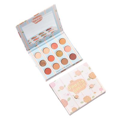 China Waterproof using high-quality raw materials small and exquisite eye shadows eye shadows that enhance makeup for sale