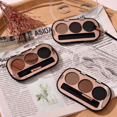 China High Quality Current Waterproof Eyebrow Makeup Private Label Powder Eyebrow Powder Waterproof Makeup Eyebrow Palette for sale