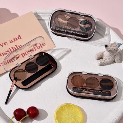 China High quality private label makeup waterproof eyebrow powder eyebrow powder makeup own label logo for sale